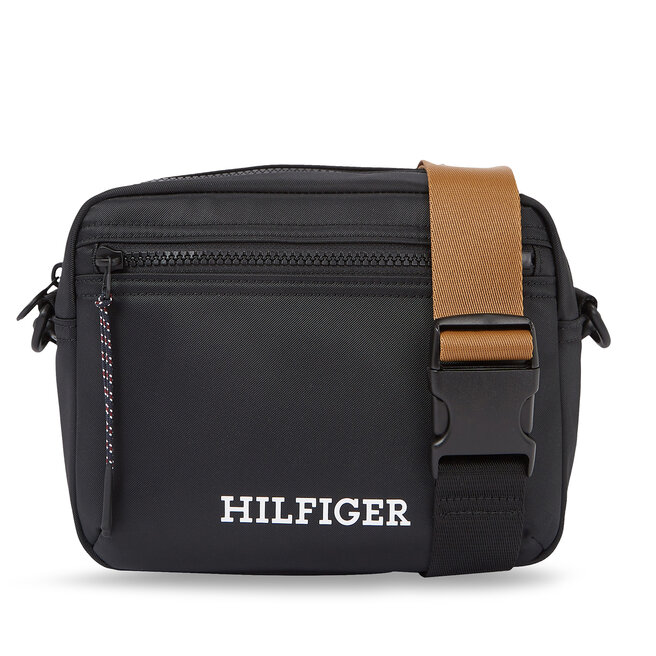 Saszetka Tommy Hilfiger Th Monotype Ew Reporter - Czarny
