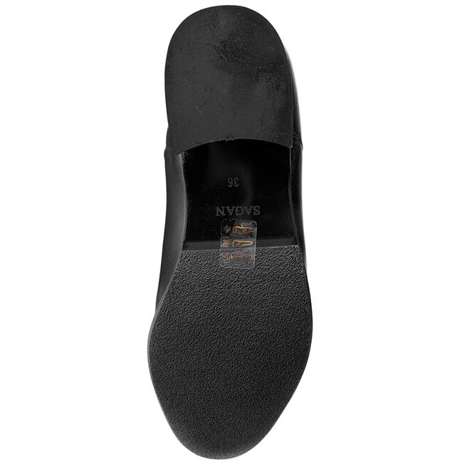 Sagan Botki Sagan 2747 Czarne Lico