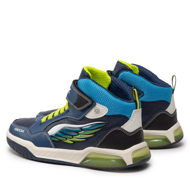 Geox Sneakers Geox J Inek B. D J929CD 05411 C0749 DD Navy/Lime