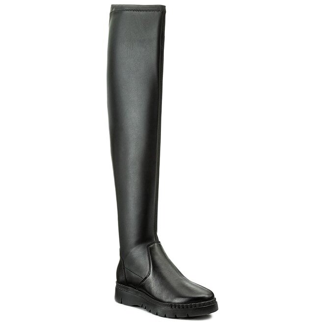 Over knee boots Geox D Emsley F D747BF 0KB85 C9999 Black eskor