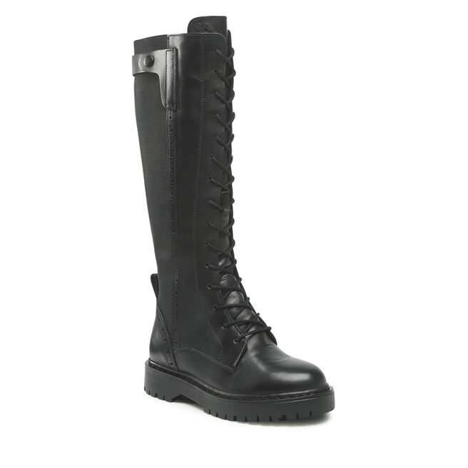 Cizme Geox D Bleyze F D26QDF 00043 C9999 Black