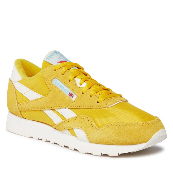 Yellow reebok classic nylon sales