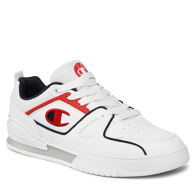 Champion Sportcipő Champion 3 Point Low Low Cut Shoe S21882-WW010 Wht/Navy/Red