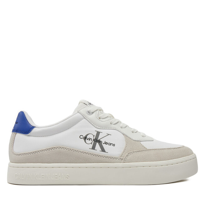Sneakersy Calvin Klein Jeans Classic Cupsole Low Mix Mtl - Biały