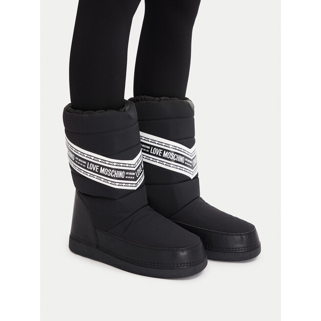 Śniegowce LOVE MOSCHINO JA24162G1NISB000 Czarny - kobiece