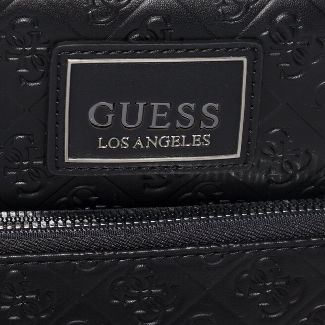 Geantă Crossover Guess Dan Logo Embossed Hmdnle P0226 Bla • Epantofiro