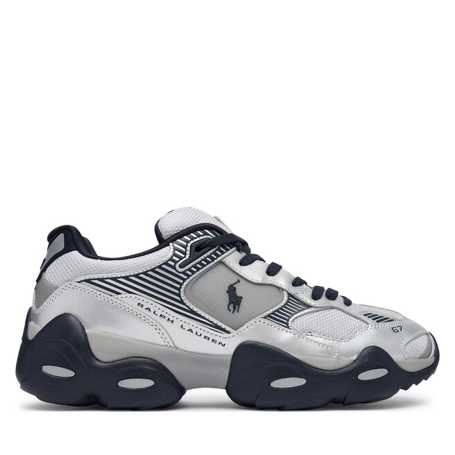 Sneakersy Polo Ralph Lauren Trackstr 300 809P15751001 Srebrny