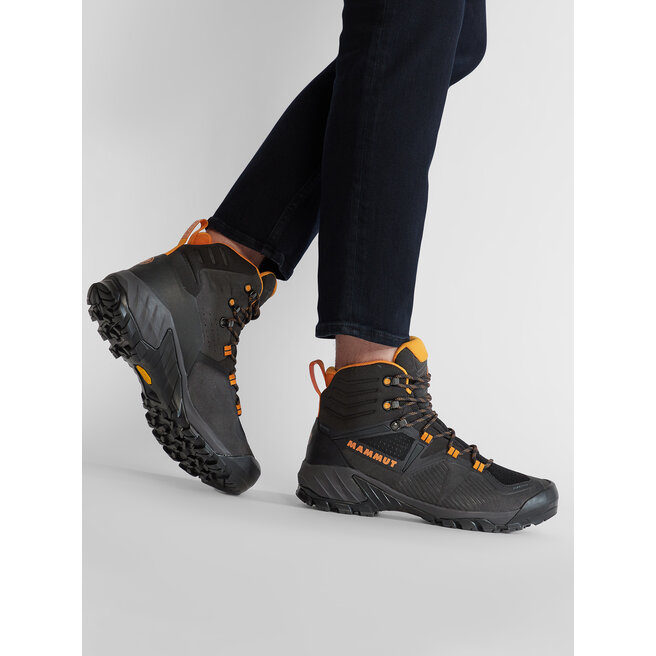 Mammut Bakancs Mammut Sapuen High Gtx GORE-TEX 3030-04241-00132-1075 Black/Dark Radiant