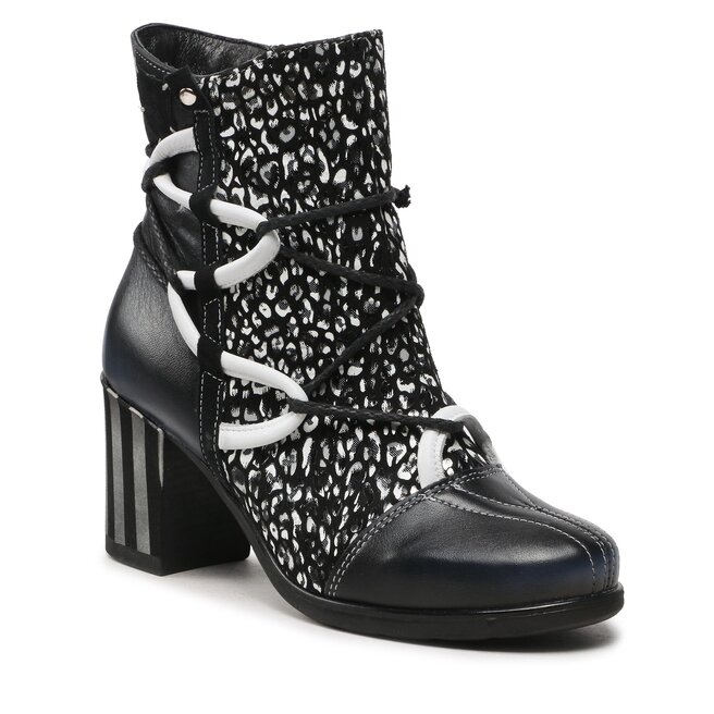 Botine Maciejka 05605-01/00-7 Czarny/Biały