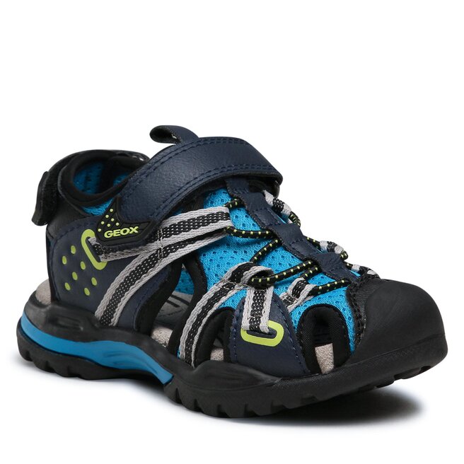 Sandale Geox J Borealis Boy J920RB0ME14C0064 S Blue/Black Blue/Black imagine noua gjx.ro