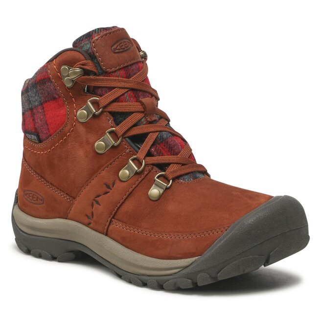 Trekkings Keen Kaci III Winter Mid Wp 1026718 Tortoise Shell/Red Plaid 1026718 imagine noua gjx.ro