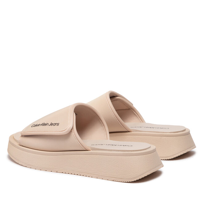 Calvin Klein Jeans Чехли Calvin Klein Jeans One-Strap YW0YW00672 Tuscan Beige AF6