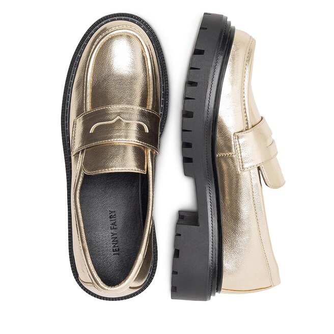 Jenny Fairy Loafersy Jenny Fairy KIRA HY60031D-4 Gold