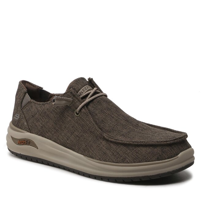 Pantofi Skechers Tandro 204797/DKTP Dark Taupe 204797/DKTP imagine noua