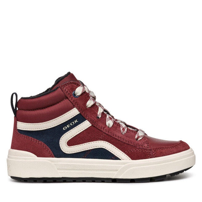 Sneakersy Geox J Weemble Boy J36HAA 022FU - M Bordowy