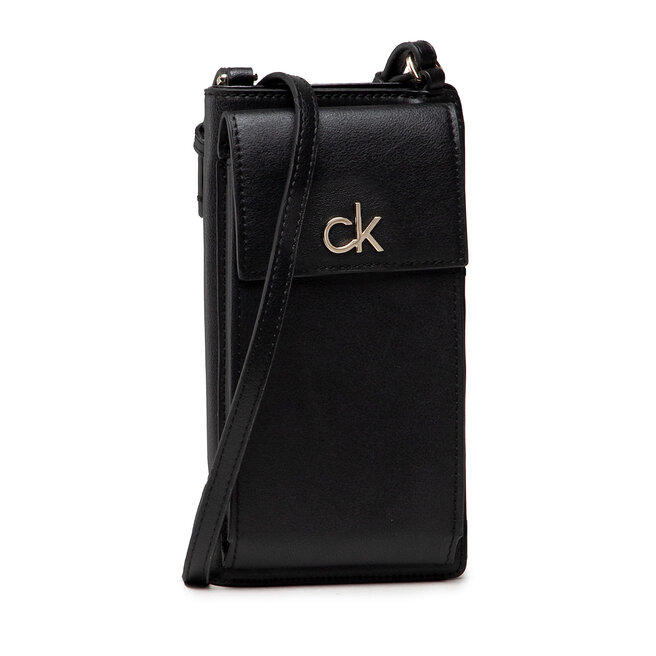 Calvin Klein Telefontok Calvin Klein Re-Lock Phone Xbody Card Wallet K60K608454 Ck Black BAX