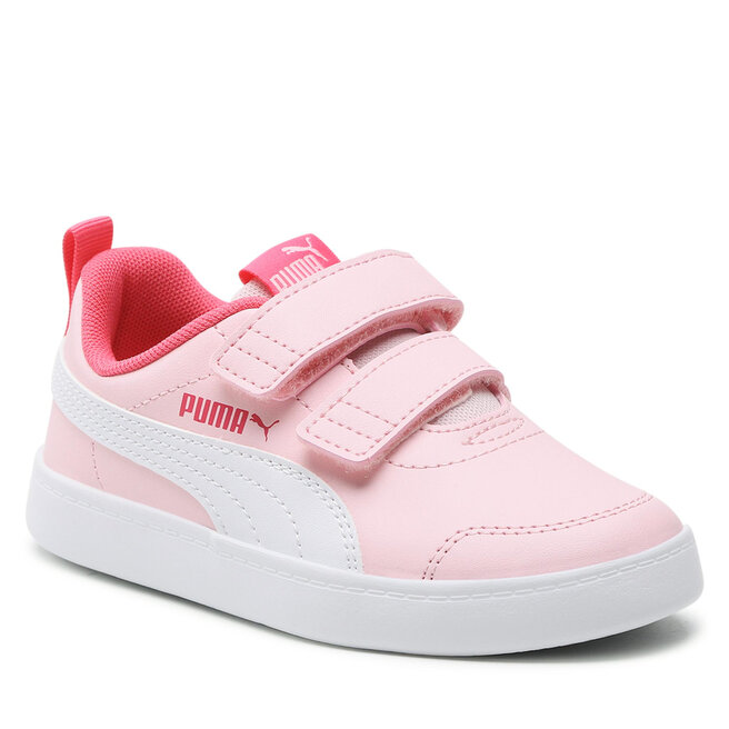 Puma Сникърси Puma Courtflex V2 V Ps 371543 25 Almond Blossom/Puma White
