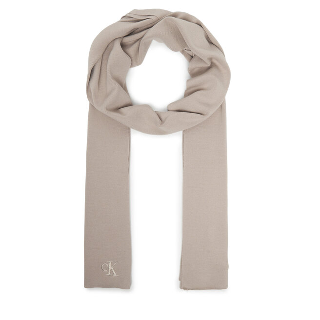 Szalik Calvin Klein Fine LV04D8021G Beżowy -