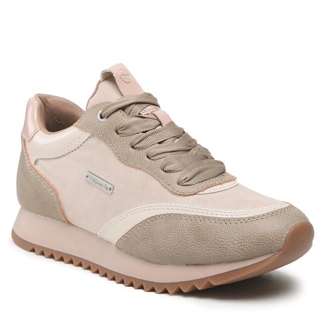 S.Oliver 5 5 23609 38, Zapatillas Mujer, Blanco Y Plateado 38 Eu