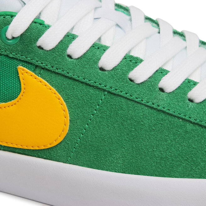 nike blazer low green yellow