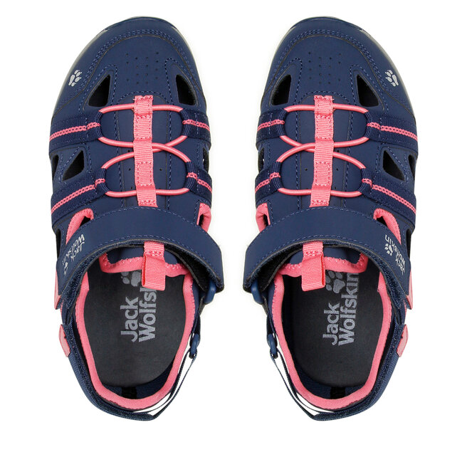 Jack Wolfskin Sandale Jack Wolfskin Sun Climber K 4050701 Blue/Coral