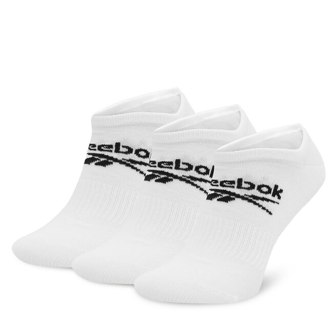 Zestaw 3 par niskich skarpet unisex Reebok - (3-pack) Biały