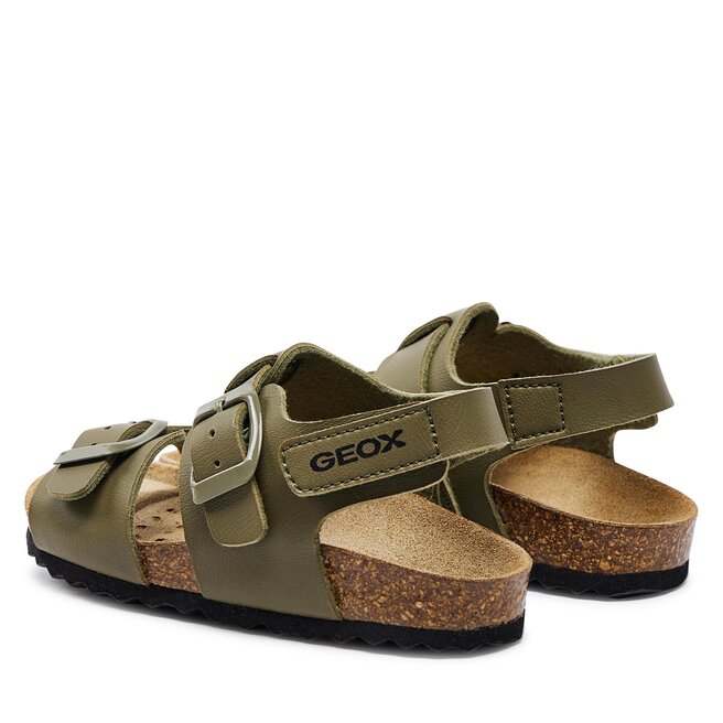 Geox Jongens J Ghita Boy Sandaal, Navy Lime, 30 EU