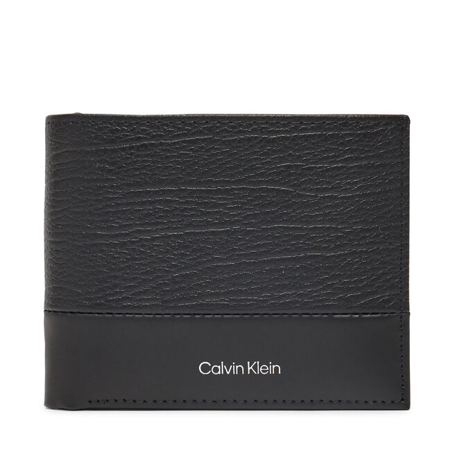 Portfel męski Calvin Klein Subtle Mix Bifold 5Cc W/Coin - Czarny