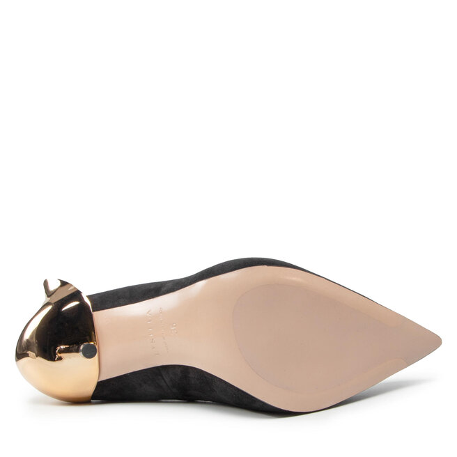 Scarpe stiletto Le Silla Deco Petalo 3110M100G3PPVEL212 Nero Oro