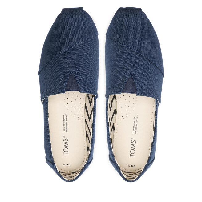 Toms Félcipő Toms Alpargata 10017712 Navy