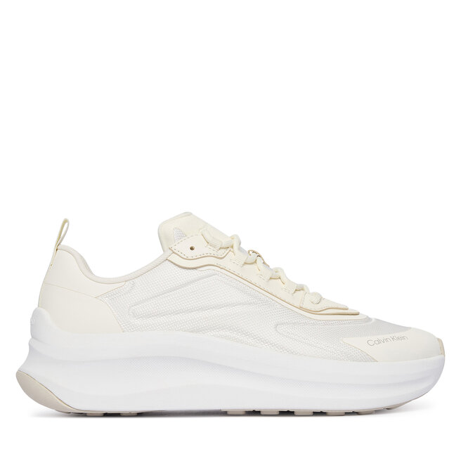 Sneakersy Calvin Klein Chunky Runner Laceup Hf Blst Ny HW0HW03111 Biały - męskie