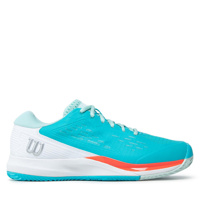 Wilson Pantofi Wilson Rush Pro Ace Clay W WRS329560 Scuba Blue/Wht/Fiery Cor