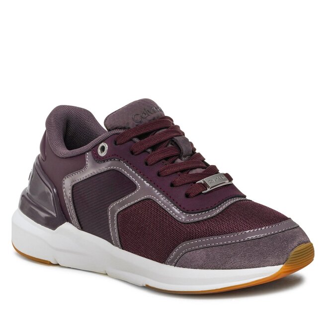Sneakers Calvin Klein Flexi Runner Lace Up HW0HW01370 Decadent Chocolate/Shopping Bag 0KQ 0KQ imagine noua 2022
