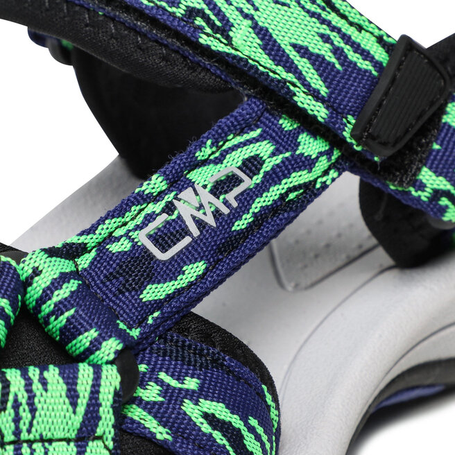 CMP Sandali CMP Kids Hamal Hiking Sandal 38Q9954J B.Blue/Verde Fluo 22NL