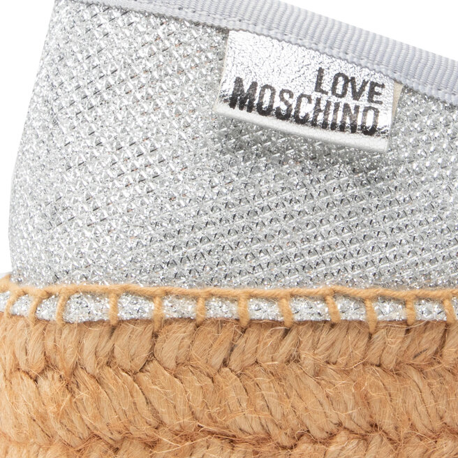 Espadrillas discount glitter argento