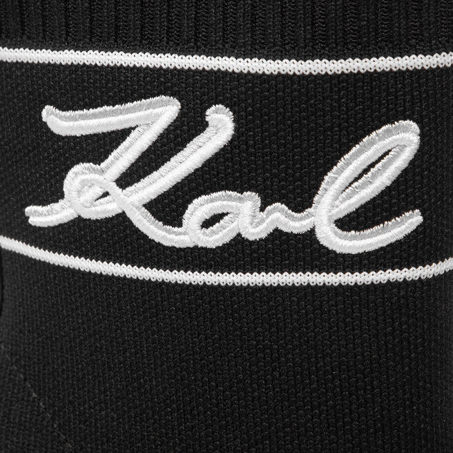 KARL LAGERFELD Stiefeletten KARL LAGERFELD KL31362 Black KnitTextile