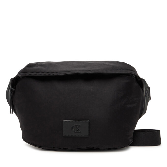 Saszetka nerka Calvin Klein Jeans Metro Nylon Oversized Waistbag - Czarny