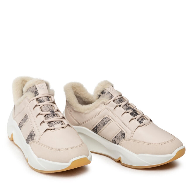 ECCO Sneakersy ECCO Chunky Sneaker W 20322360221 Limestone/Limestone/Limestoneblack