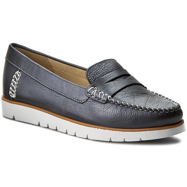 Mocassins Geox D Kookean F D724PF 000AK C4002 Morski chaussures