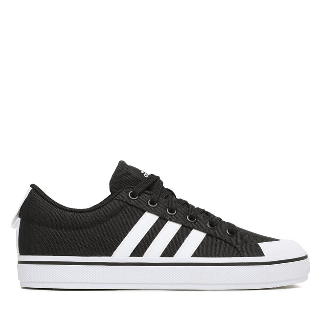 ADIDAS FY4488 BRAVADA MID WMN'S (Medium) Black/White/Black Canvas Skat –  www.