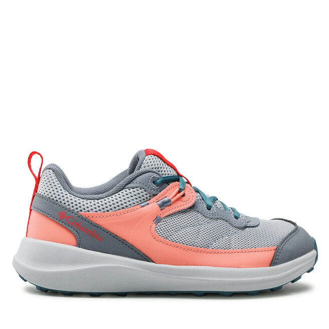 Columbia Туристически Columbia Youth Trailstorm BY5959 Cirrus Grey/Red Hibiscus 031