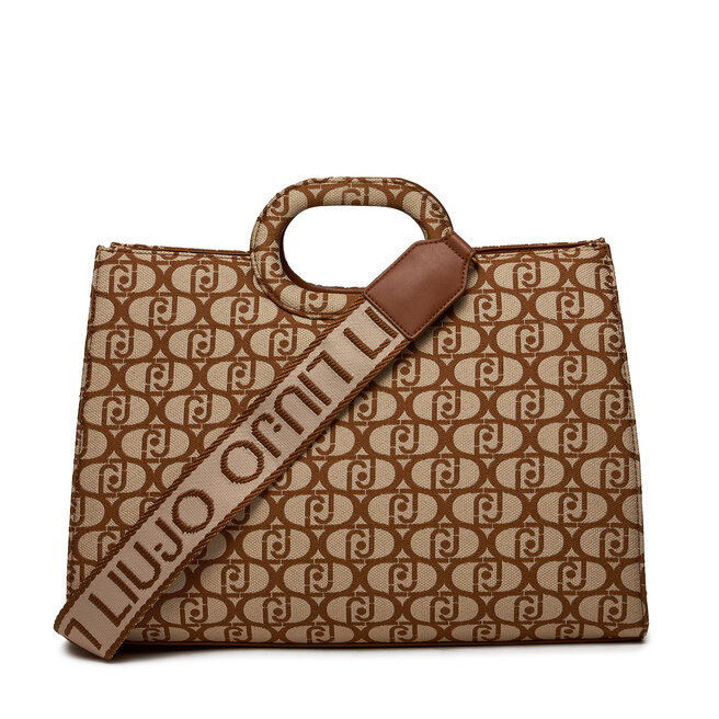 Liu Jo Jeans Tote Bag Nera In Similpelle - AA5132E0015 - Made In Italy - Foto 2