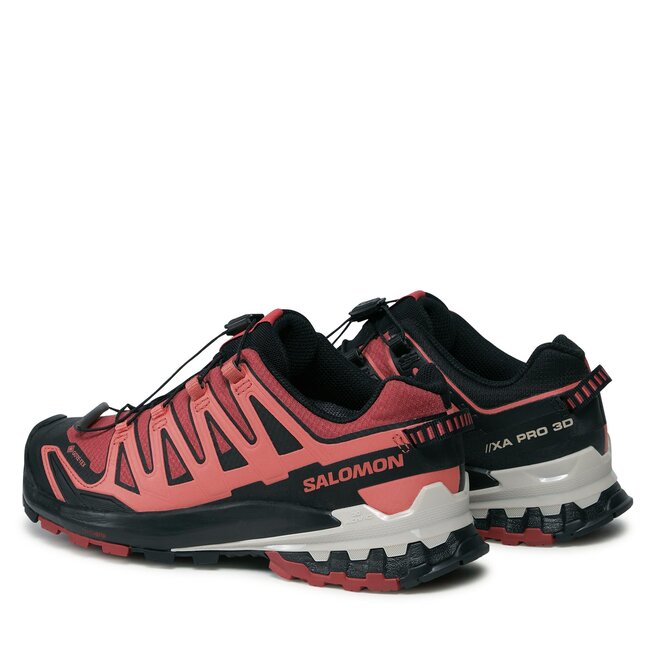 Salomon Bakancs Salomon Xa Pro 3D V9 GORE-TEX L47270900 Cow Hide/Black/Faded Rose