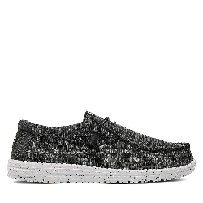 Mokasyny Hey Dude Wally Sport Knit - Czarny