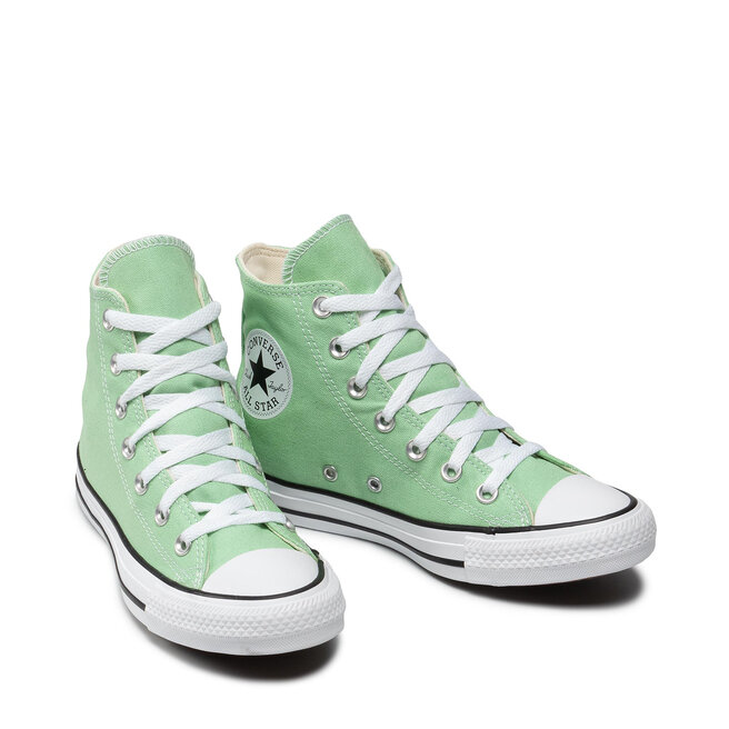ceramic green high top converse