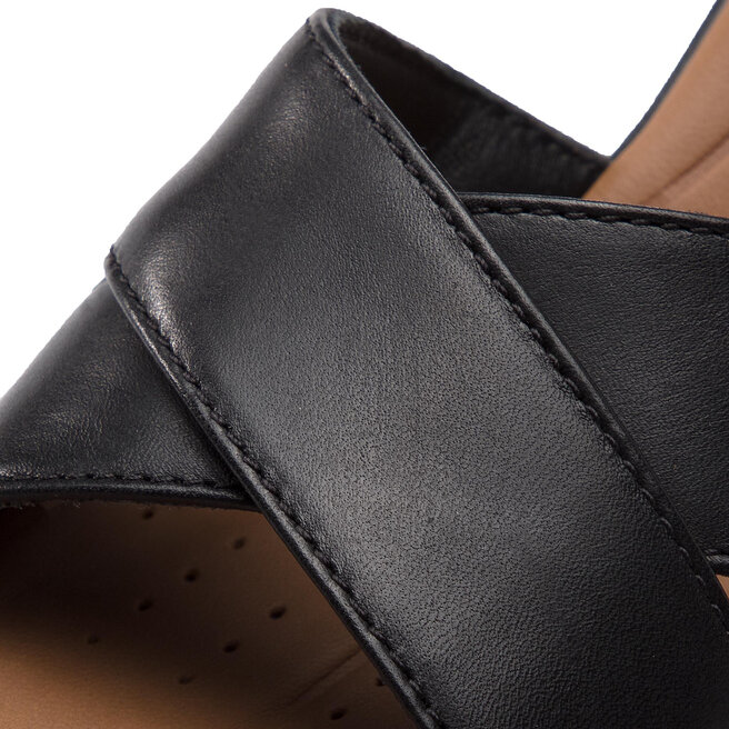 Clarks un plaza sling black discount