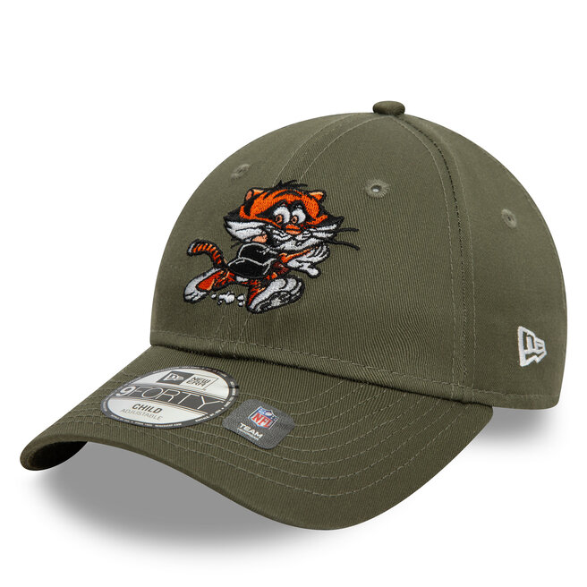 Czapka z daszkiem New Era Cincinnati Bengals Nfl Mascot 9Forty - Zielony