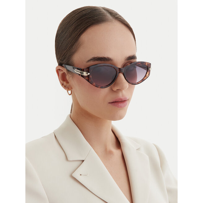 Okulary przeciwsłoneczne JENNY WB-4WF-014-SS26 Brązowy - kobiece