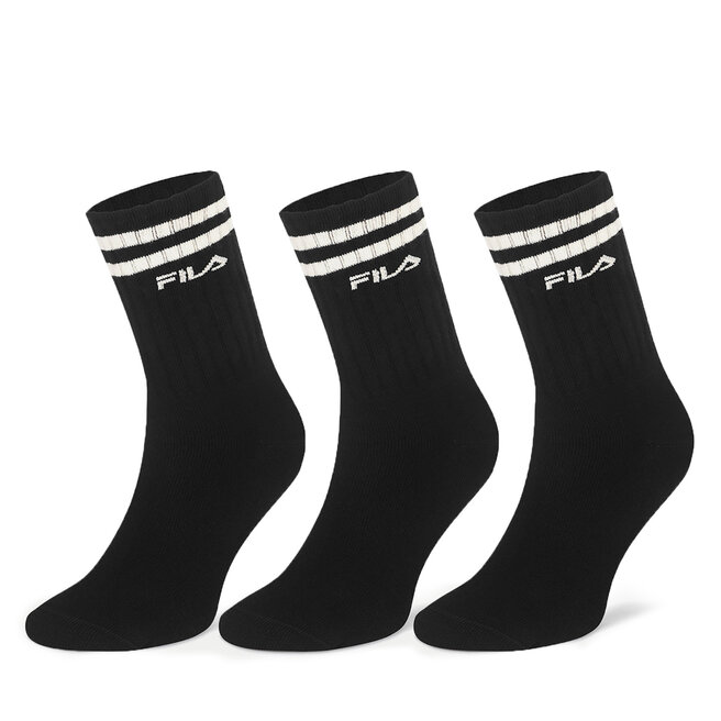 Skarpety Wysokie Męskie Fila - (3-pack) Czarny