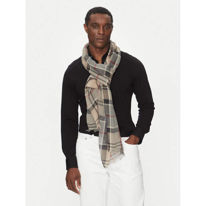 Szal Barbour Welton Tartan - Beżowy